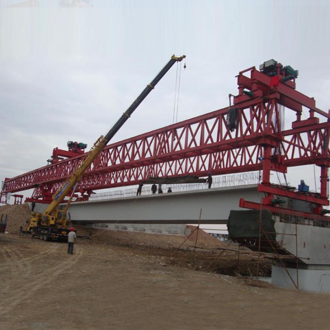 100 construcción de puente de Ton Beam Launcher For Concrete de la tonelada 300 2
