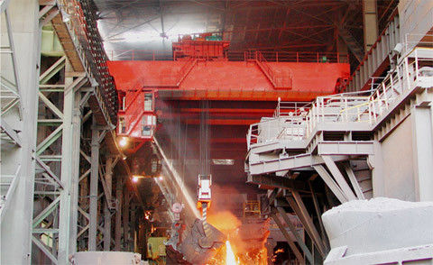 Hittebestendigheid 16 Ton Casting Type Steel Plant-Kraan 16.5m Spanwijdte ~ 34.5m