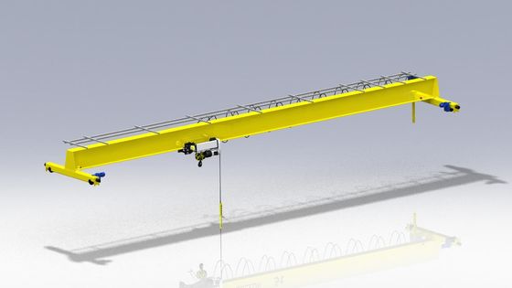 Lokakarya 2 ton 3,2 ton Overhead Travelling Crane 7.5~25.5m Rentang Keamanan Tinggi