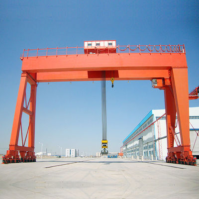 Modificado para requisitos particulares 60 toneladas 80 Ton Steel Double Girder Gantry Crane With Mobile Trolley