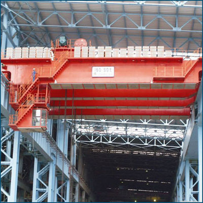 25トンの鋳造の植物の鋳造および鋼鉄のための二重のビーム橋クレーン