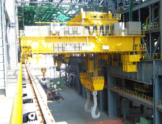 Heavy Duty 120 T Industri Metalurgi Casting Double Girder Bridge Crane