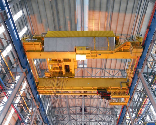 bastidor que viaja de arriba eléctrico Crane For Steel Mill de la viga doble