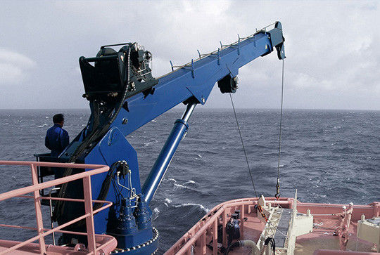 1 - 30T de elektrische Kraan van het het Jachtdek van Marine Knuckle Boom Crane Q235B