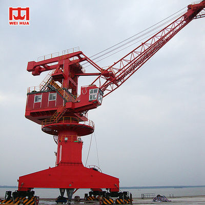 Puerto Crane Gantry Luffing porta 20m- los 26m/Min Traveling Speed de la certificación del ISO