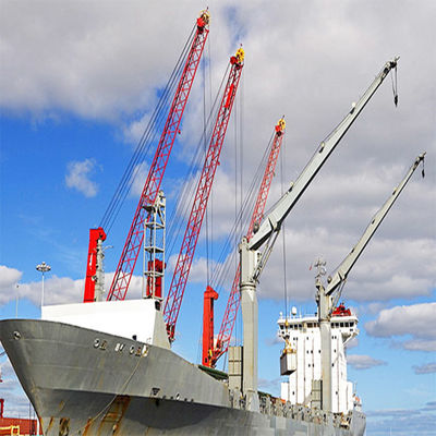 Crescimento telescópico hidráulico Marine Crane Boat Deck Crane 0,5 da junta ~ de 80 toneladas