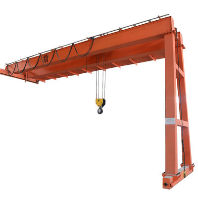 Cor de 20 toneladas de 5 toneladas simples do portal exterior 32 Ton Semi Gantry Crane Red