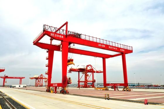 Pórtico montado trilho Crane For Container Lifting de RMG