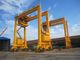Pórtico Crane Heavy Duty do recipiente do feixe do dobro de Q235B de 60 toneladas para o porto