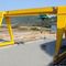 Bengkel ISO Electric Single Girder Gantry Crane Box Tipe Rentang 3m ~ 35m