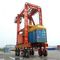 Straddle Carrier Hydraulic Gantry Crane RTG Container Crane 6-30m Mengangkat