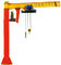 O peso leve de 2 Ton Electric Hoist Jib Crane para o uso fácil da estação de trabalho ganha o tempo