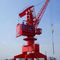 Tipo de vínculo cuatro auge porta de Crane Portal Slewing Crane 25t los 45m del puerto móvil