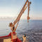 Asta telescopica idraulica Marine Crane Boat Deck Crane 0,5 ~ 80 tonnellate dell'articolazione
