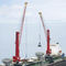 Crescimento telescópico hidráulico Marine Crane Boat Deck Crane 0,5 da junta ~ de 80 toneladas